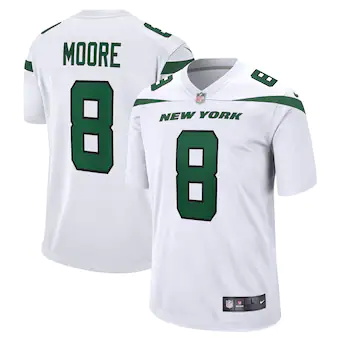 mens nike elijah moore white new york jets game jersey